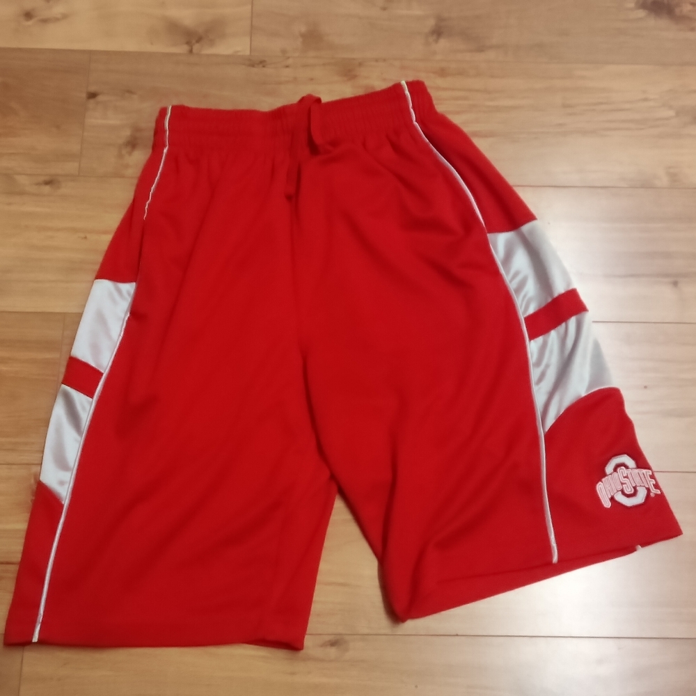 Ohio State Buckeyes Basketball Shorts Red NCAA Men's Size Small